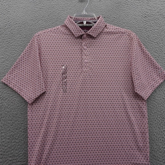 Walter Hagen Performance 11‎ Golf Polo Shirt All Over Print Mens Small NWT - Picture 3 of 14